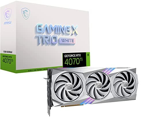 MSI Gaming X Trio GeForce RTX 4070 Ti 12GB GDDR6X White / Silver main image