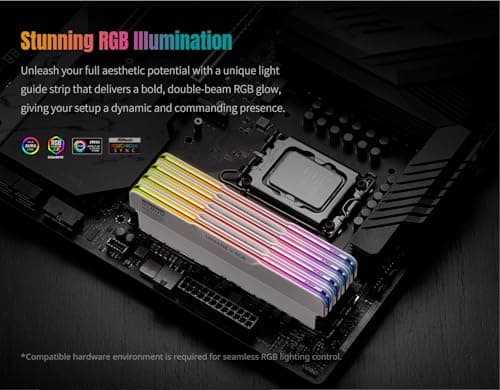 Klevv Urbane V RGB White DDR5-6000 CL30 32GB (2x16GB) image
