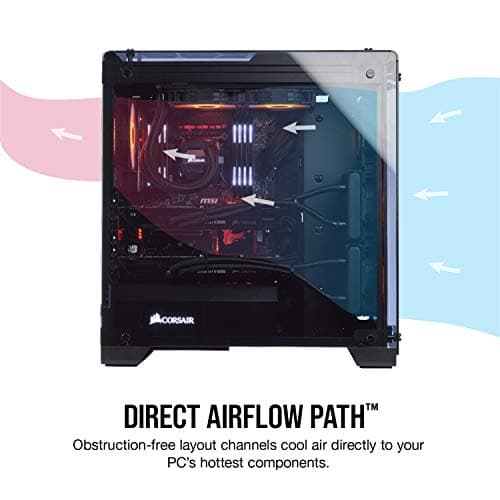 Corsair Crystal Series 570X RGB CC-9011098-WW Steel / Tempered Glass ATX Mid Tower Case image