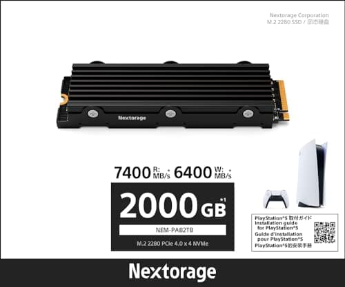 Nextorage NEM-PAB 2TB SSD M.2 PCIe 4.0 NVMe image