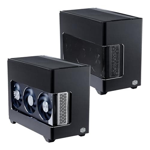 Cooler Master NR200P V3 Mini-ITX Desktop Black with Acrylic Side Panel and USB 3.2 Gen 2x2 Type-C, USB 3.2 Gen 1 Type-A image