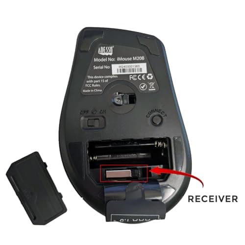 Adesso iMouse M20B Wireless Optical Mouse image