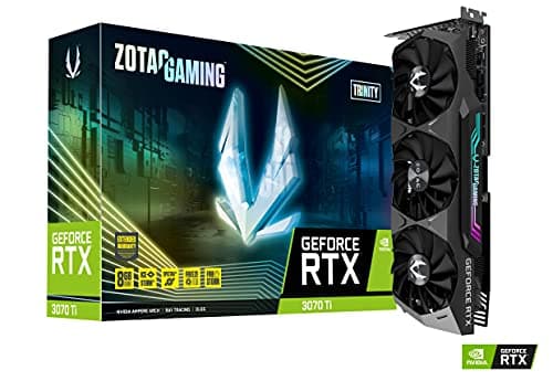Zotac GAMING Trinity GeForce RTX 3070 Ti 8GB GDDR6X Black / Silver main image