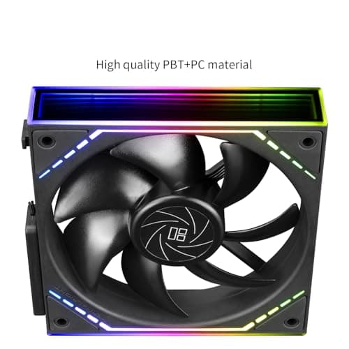Thermalright TL-M12Q 120mm Black Addressable RGB PWM 68.9 CFM 1-Pack image