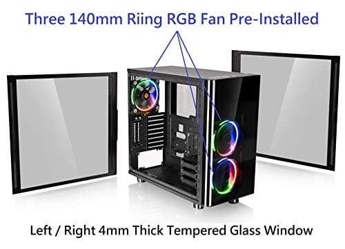 Thermaltake View Series View 200 TG ARGB Black Computer Cases image
