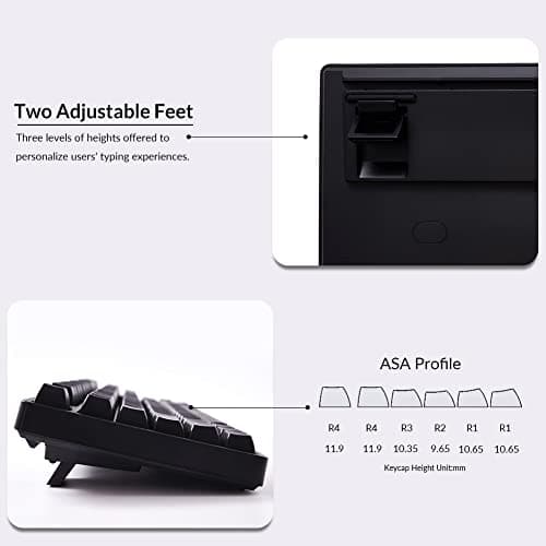 Akko 5087S Shine-Through RGB Wired Standard Mechanical Gaming Keyboard with Akko CS Jelly Purple Tactile Switches image