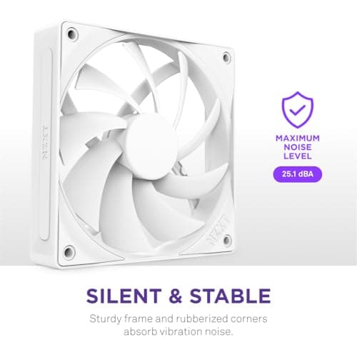 NZXT F120Q (2024) 120mm PWM 74.26 CFM White image