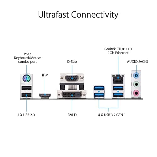 ASUS PRIME B460-PLUS LGA 1200 Intel B460 SATA 6Gb/s ATX Intel Motherboard image