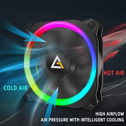 Antec Prizm 140mm Black Addressable RGB PWM 65.03 CFM 2-Pack image