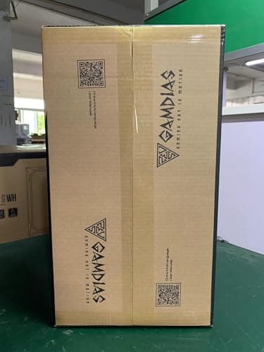 GAMDIAS ATHENA M3 ATX Mid Tower Black with Tempered Glass Side Panel and USB 3.2 Gen 2 Type-C, USB 3.2 Gen 1 Type-A image