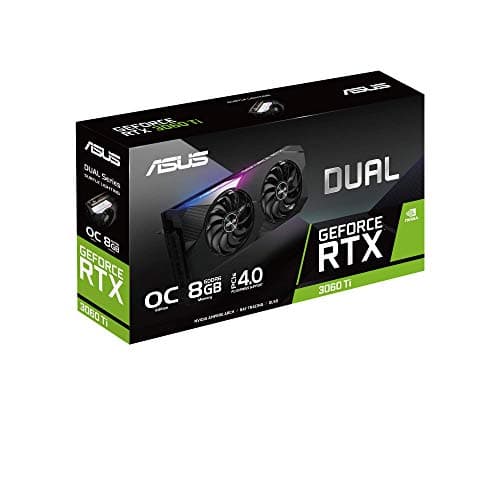 Asus DUAL OC GeForce RTX 3060 Ti 8GB GDDR6 Black / Silver image