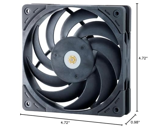 Scythe Grand Tornado 120mm Black PWM 63.25 CFM 1-Pack image