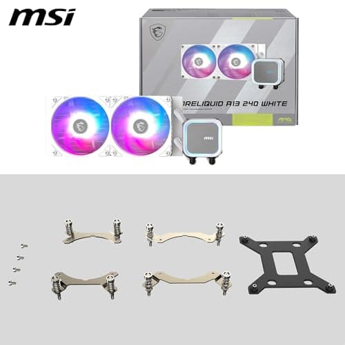 MSI MAG CORELIQUID A13 Water 240mm 62.6 CFM White image