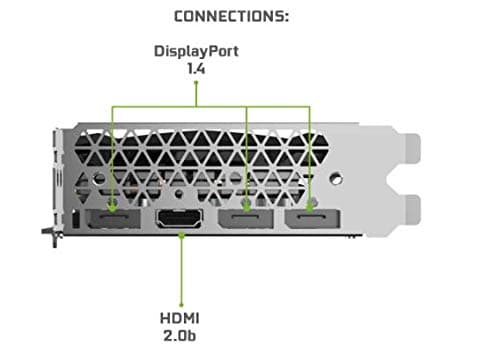 Zotac GAMING Twin Fan GeForce GTX 1660 6GB GDDR5 Black image
