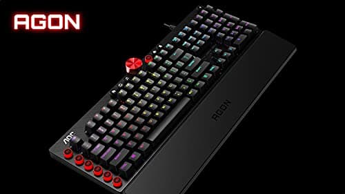 AOC AGK700 RGB Wired Cherry MX Red Gaming Keyboard image