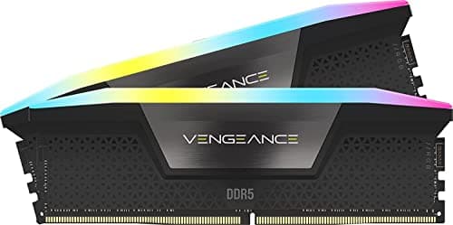 Corsair Vengeance RGB Black / Gray DDR5-6000 CL30 32GB (2x16GB) image