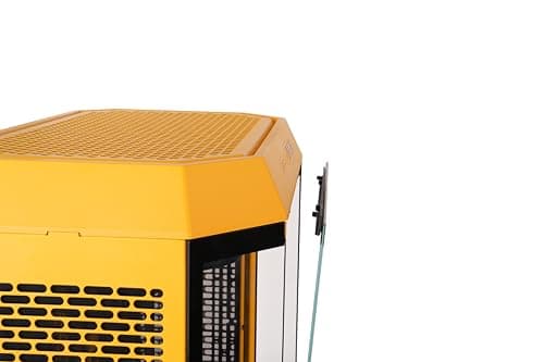 Thermaltake The Tower 600 ATX Mid Tower Yellow with Tempered Glass Side Panel and USB 3.2 Gen 2 Type-C, USB 3.2 Gen 1 Type-A image