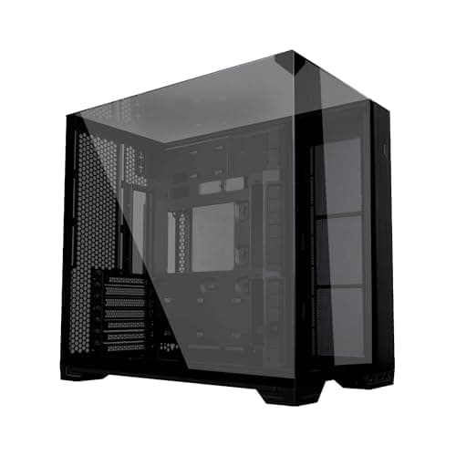 Lian Li O11 VISION COMPACT ATX Mid Tower Black with Tempered Glass Side Panel, USB 3.2 Gen 2 Type-C, and USB 3.2 Gen 1 Type-A image