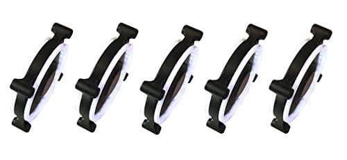 Apevia C 120mm Black / White White LED 5-Pack image