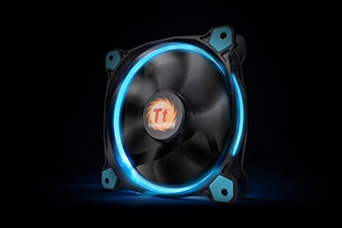 Thermaltake Riing 51.15 CFM 140mm Black / Blue Blue LED image