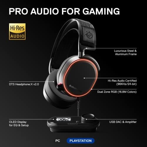 SteelSeries Arctis Pro + GameDAC Closed-Back Gaming Headset image