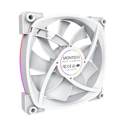 Montech AX140 140mm White PWM ARGB 90.5 CFM 1-Pack image