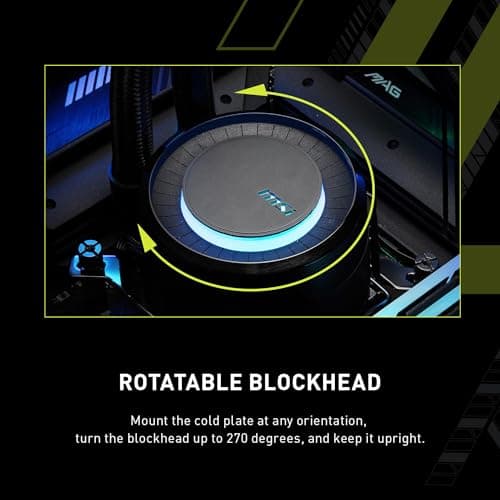 MSI MAG CORELIQUID E360 WHITE Water 360mm 75.04 CFM White image