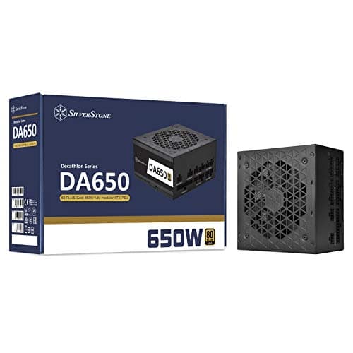 Silverstone DA650 Gold Black / White ATX 650W Fully Modular 80+ Gold Certified image