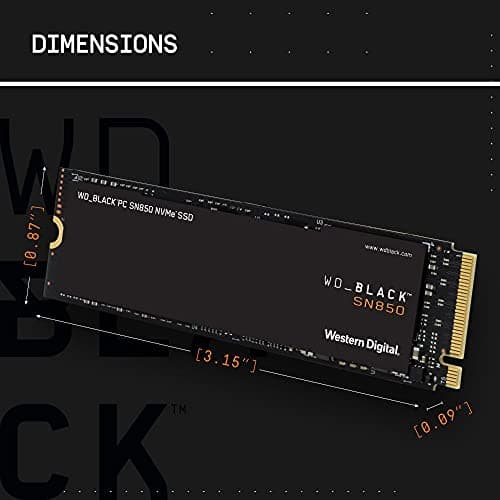 Western Digital Black SN850 2TB SSD M.2 PCIe 4.0 NVMe image