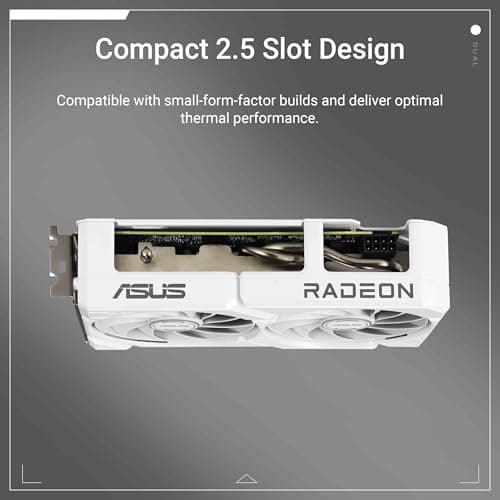 ASUS Dual Radeon RX 9060 XT 16GB GDDR6 White Edition image