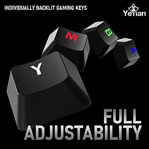 YEYIAN Flare 2000 RGB Outemu Red Wired Gaming Keyboard image