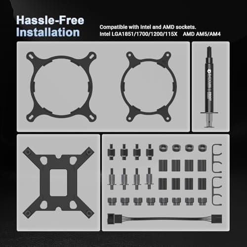 ID-COOLING FX240 PRO Water 240mm 82.5 CFM Black image