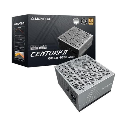 Montech CENTURY II Black 1050W Fully Modular 80+ Gold Certified image