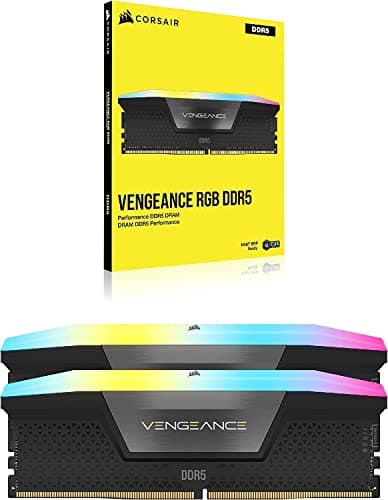 Corsair Vengeance RGB Black / Gray DDR5-6600 CL32 64GB (2x32GB) image