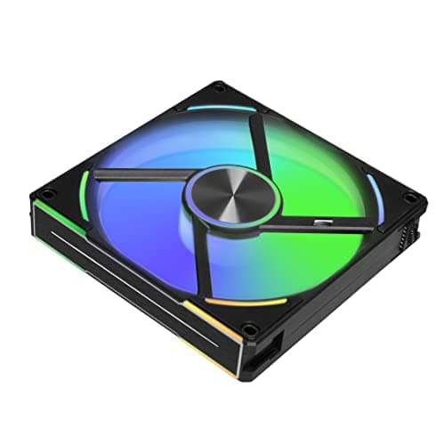 Lian Li UNI FAN AL140 V2 140mm Black Addressable RGB PWM 81.3 CFM 1-Pack image