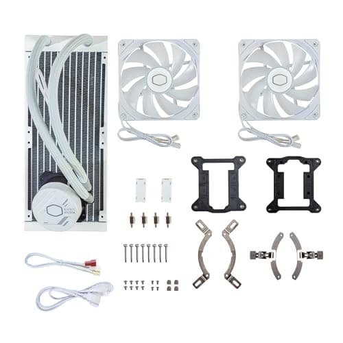 Cooler Master MasterLiquid 240L Core Water 240mm ARGB White image