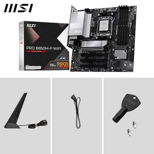 MSI B850 PRO B850M-P WIFI AM5 DDR5 Micro ATX image