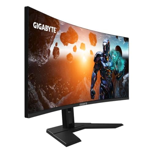 Gigabyte GS34WQC 34" 3440x1440 135Hz VA Curved Monitor image