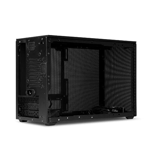 SSUPD Meshroom D Mini-ITX Desktop Black with Mesh Side Panel and USB 3.2 Gen 2 Type-C and USB 3.2 Gen 1 Type-A Front Panel USB image