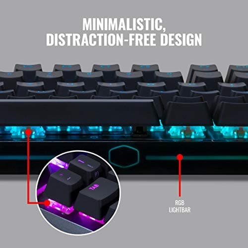 Cooler Master MK730 RGB Wired Cherry MX Brown Mechanical Gaming Keyboard image