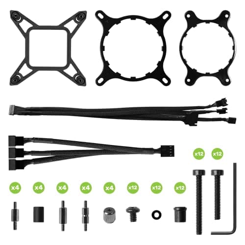 EVGA CLCx 360 Water 360mm 73.15 CFM Black image