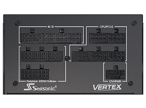 SeaSonic VERTEX GX-850 Black / Silver 850W Fully Modular 80+ Gold Certified ATX image