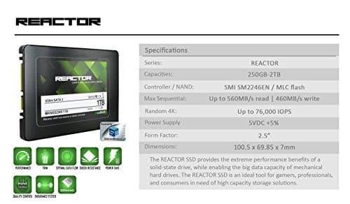 Mushkin Reactor 1TB SSD 2.5" SATA image