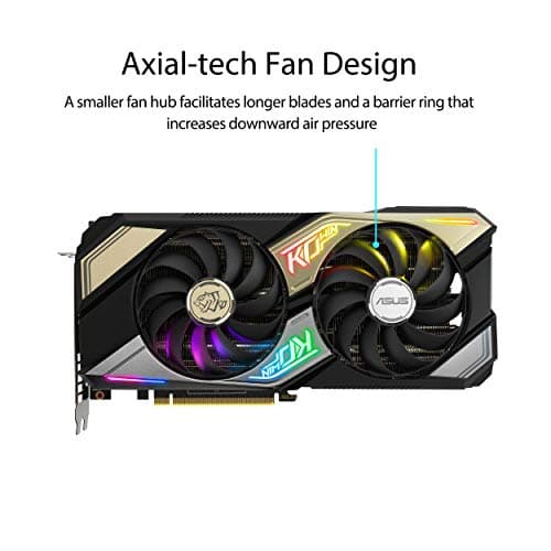 Asus GeForce RTX 3070 LHR KO GAMING OC V2 8GB GDDR6 Black / Silver image