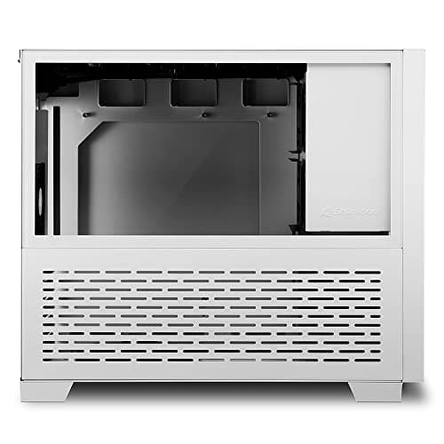 SHARKOON MS-Z1000 Micro ATX Mid Tower White Tempered Glass Side Panel with USB 3.2 Gen 1 Type-A Front Panel image