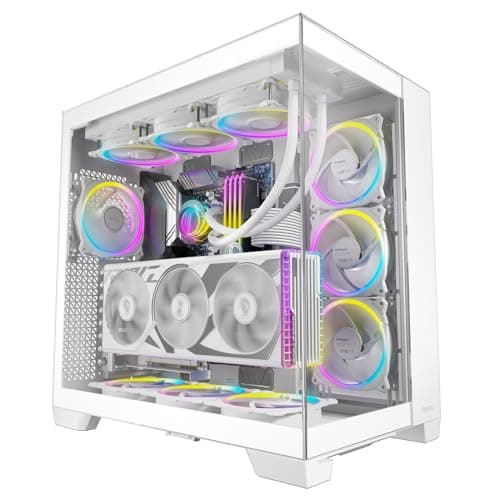 Antec C8 ATX Full Tower White with Tempered Glass Side Panel and USB 3.2 Gen 2 Type-C, USB 3.2 Gen 1 Type-A image