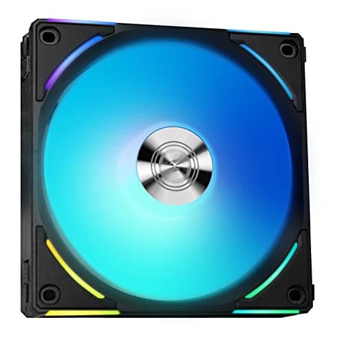 Lian Li UNI FAN AL140 V2 140mm Black Addressable RGB PWM 81.3 CFM 1-Pack image