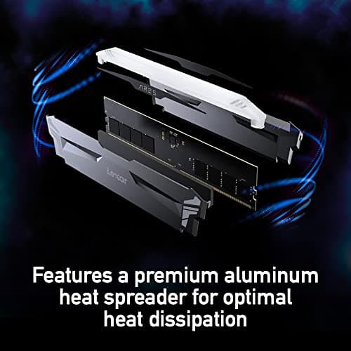 Lexar Ares RGB Black DDR5-6000 CL34 32GB (2x16GB) image