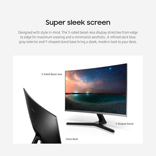 Samsung CR500 32" 1080p 75Hz VA Curved Monitor image