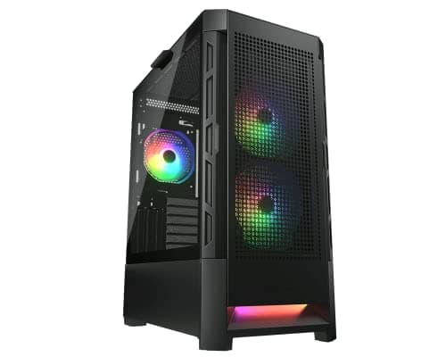 Cougar Duoface RGB ATX Mid Tower Black Tempered Glass image